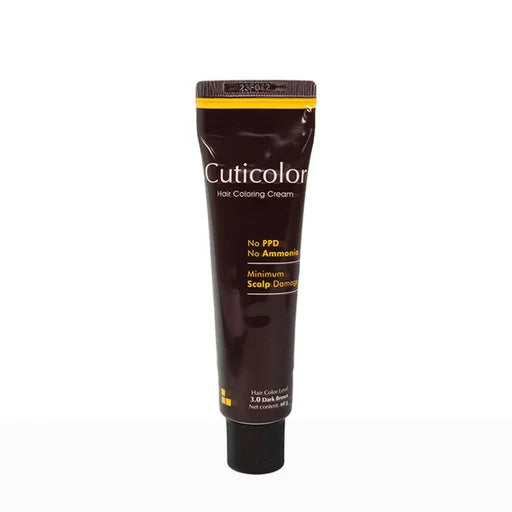 Cuticolor Hair Coloring Cream Dark Brown 3.0