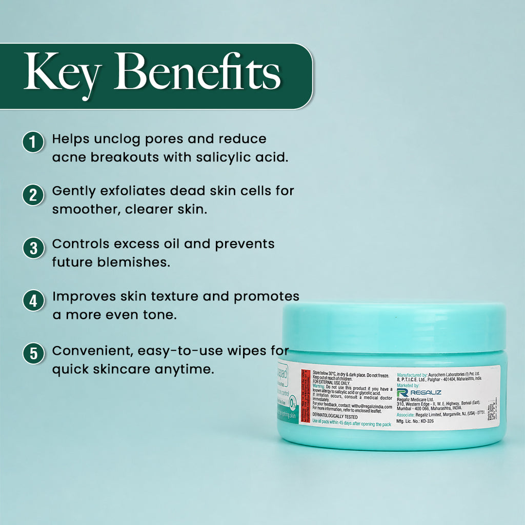 Acnepad Salicylic Acid & Glycolic Acid Wipes