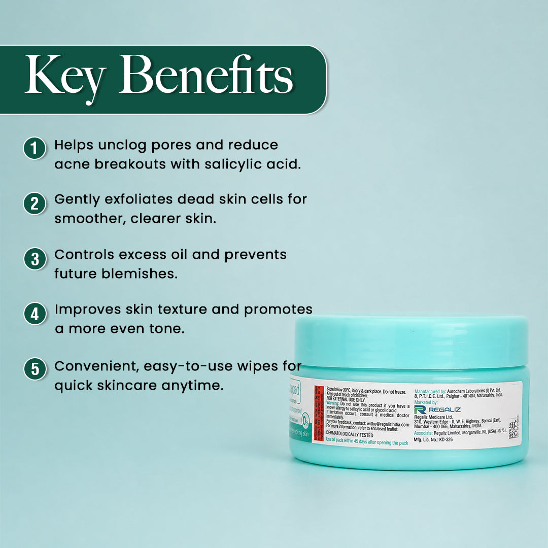 Acnepad Salicylic Acid & Glycolic Acid Wipes