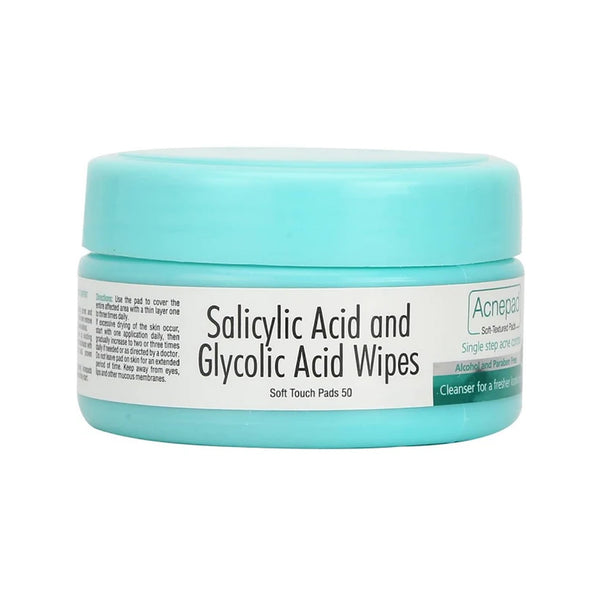 Acnepad Salicylic Acid & Glycolic Acid Wipes