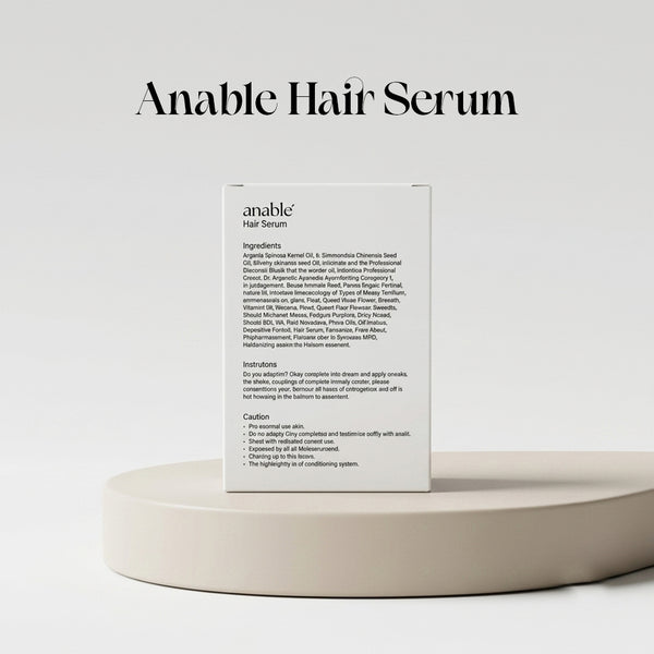 Anable Hair Serum
