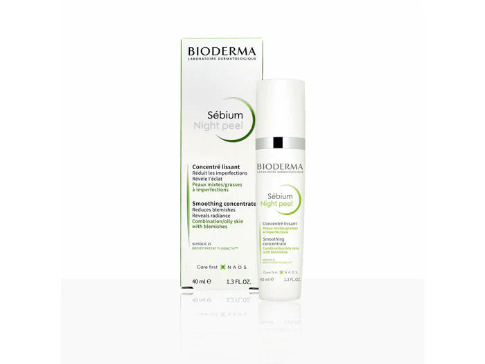 Bioderma Sebium Night Peel Smoothing Concentrate | Reduces Spots & Blemishes