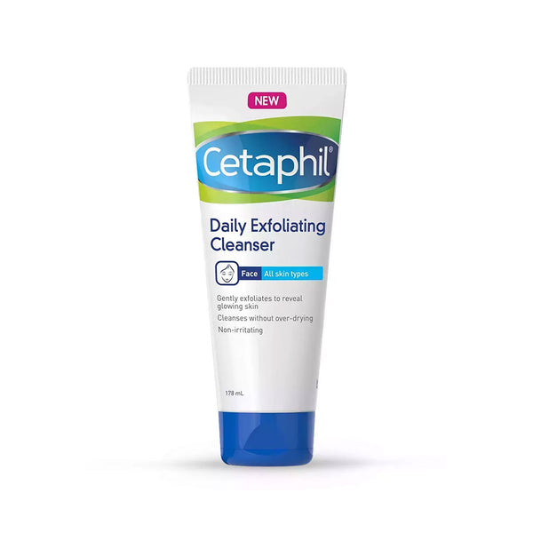 Cetaphil Daily Exfoliating Cleanser with Vitamin E | For All Skin Types Cleanser