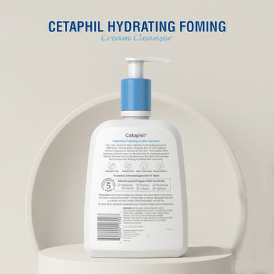 Cetaphil Hydrating Foming Cream Cleanser 236ml