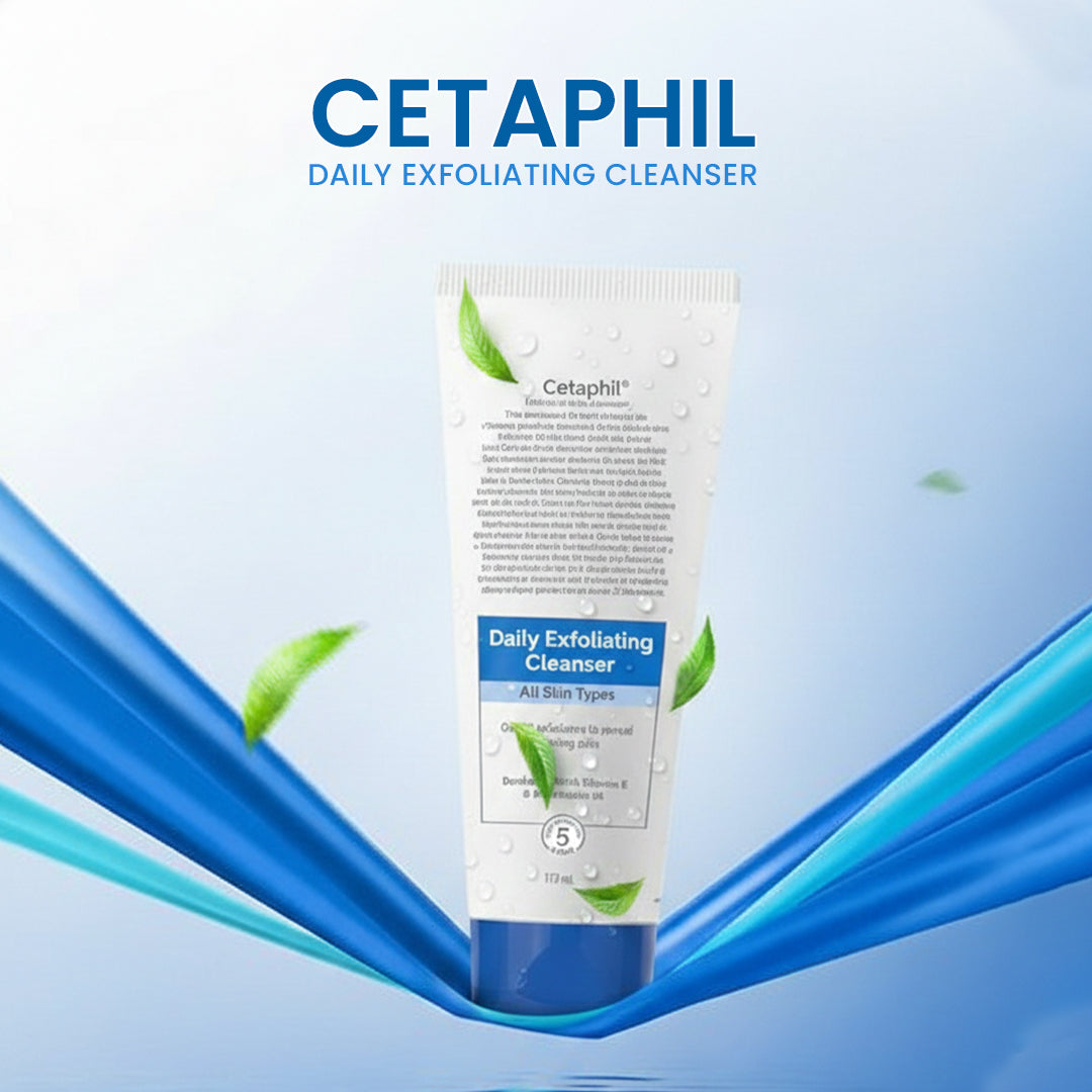 Cetaphil Daily Exfoliating Cleanser with Vitamin E | For All Skin Types Cleanser