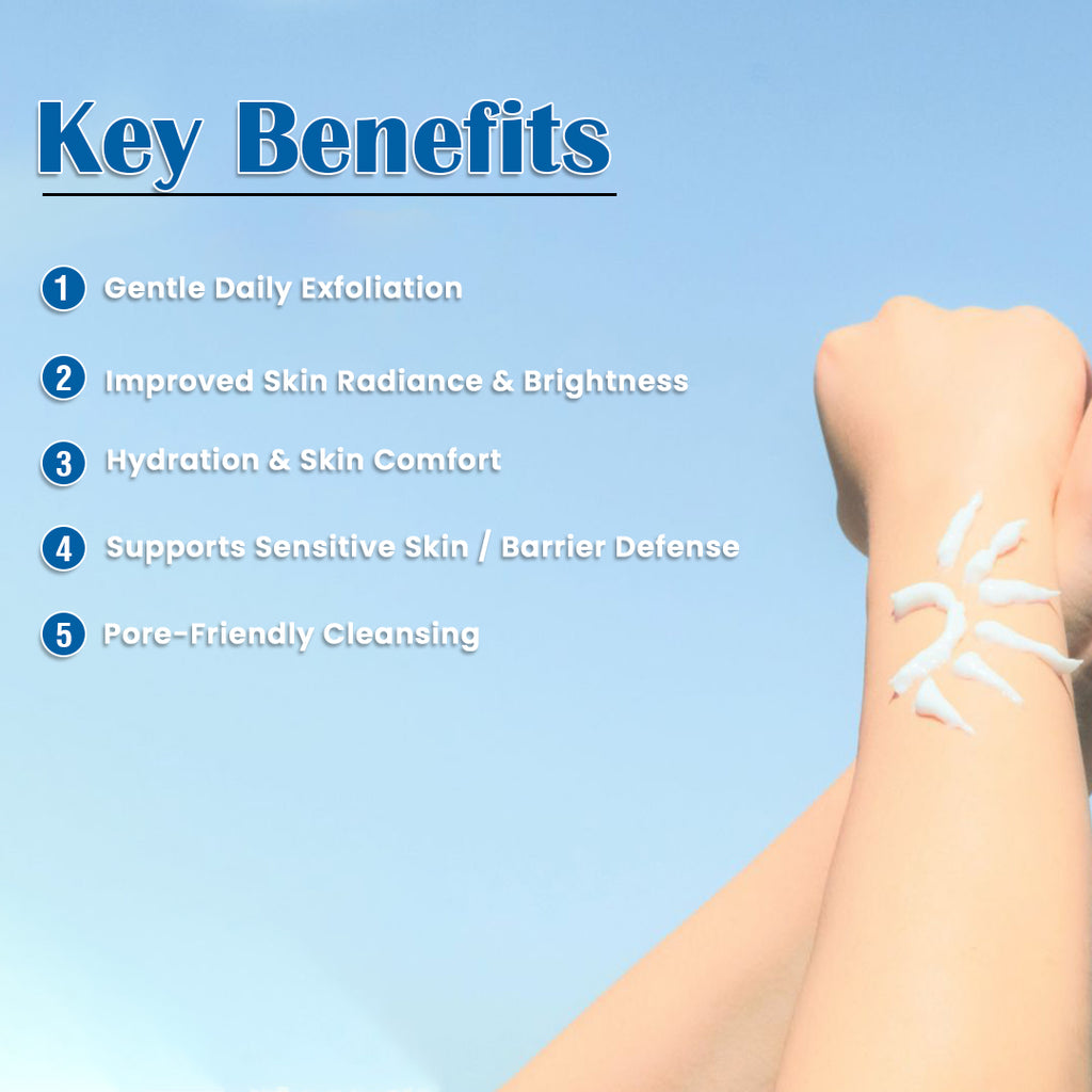 Cetaphil Daily Exfoliating Cleanser with Vitamin E | For All Skin Types Cleanser