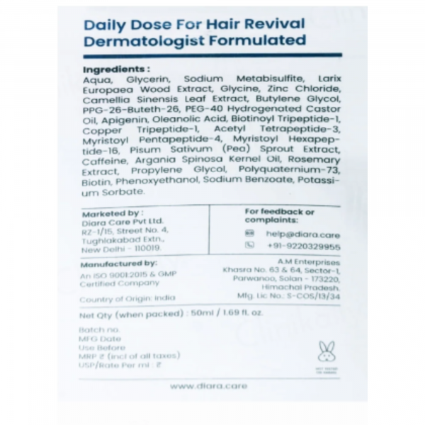 Diara Ronagen Penta-Peptide Hair Serum