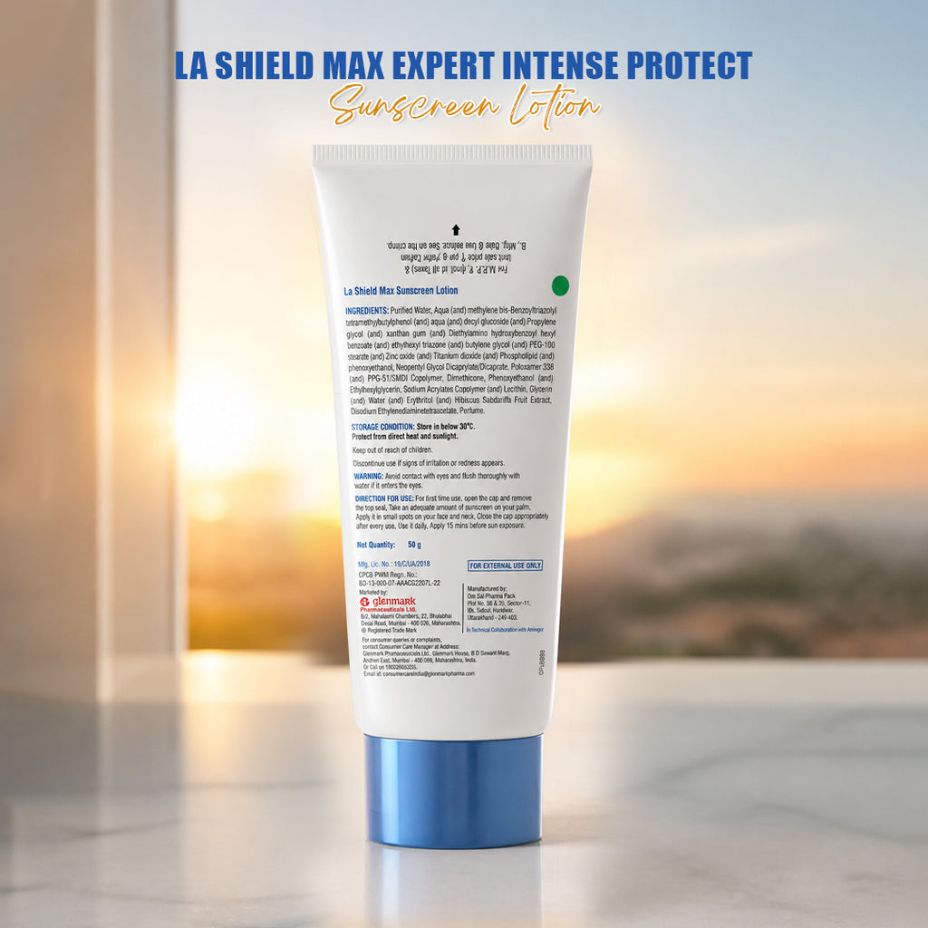La Shield Max Expert Intense Protect Sunscreen Lotion SPF 80+ PA++++