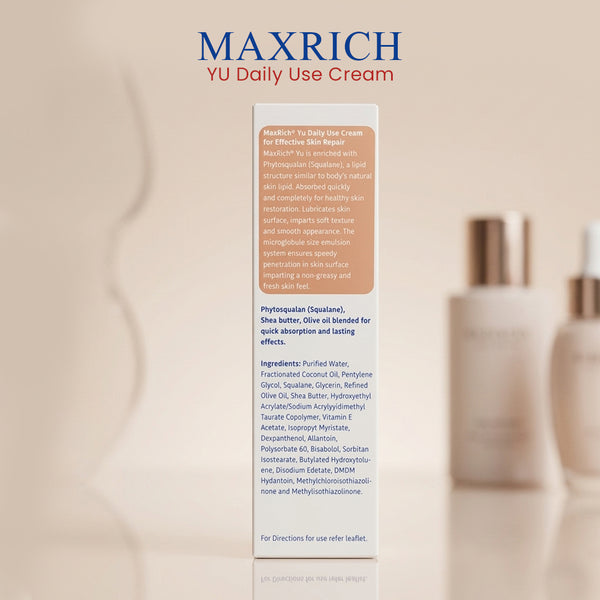 MaxRich YU Daily Use Cream for Effective Skin Repair