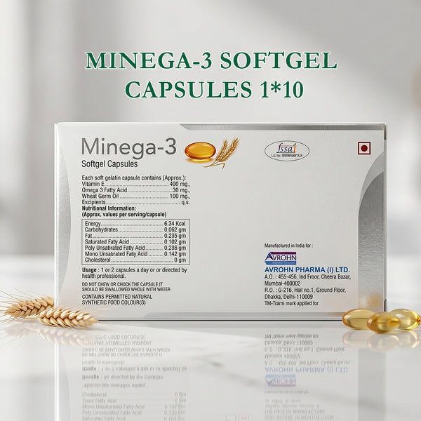 Minega-3 Softgel Capsules 1*10