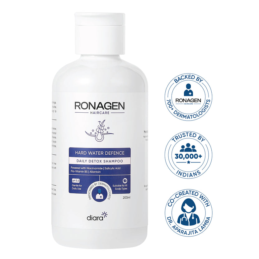 Ronagen Daily Detox Shampoo for Hard Water Defence