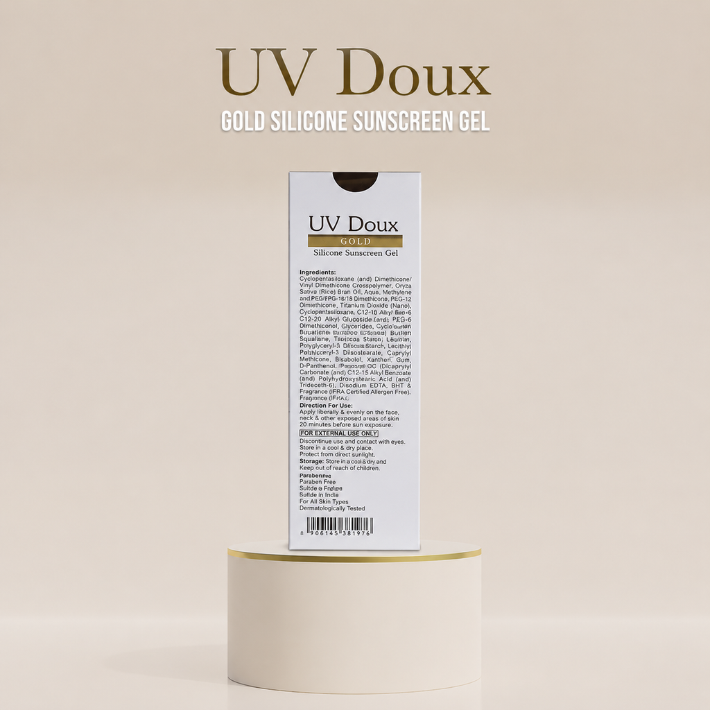 UV Doux Gold Silicone Sunscreen Gel 50 gm