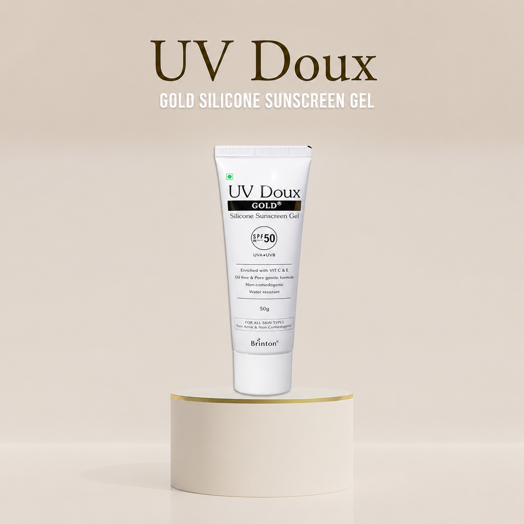 UV Doux Gold Silicone Sunscreen Gel 50 gm
