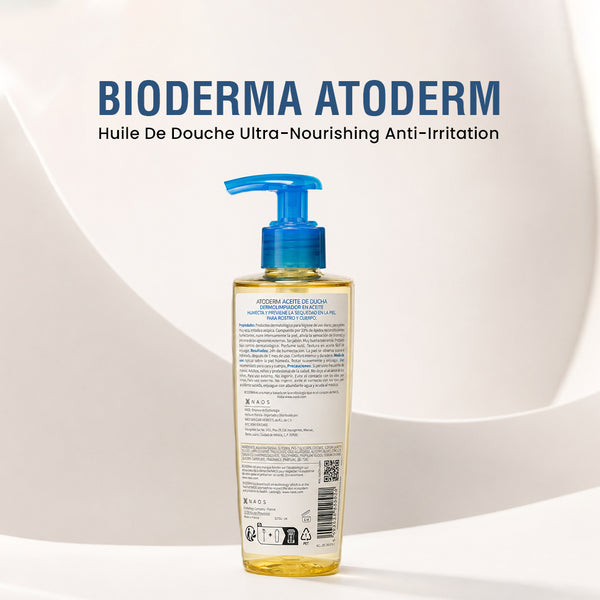 Bioderma Atoderm Huile De Douche Ultra-Nourishing Anti-Irritation Cleansing Oil