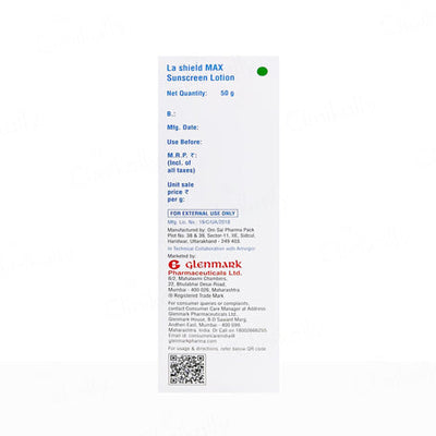 La Shield Max Expert Intense Protect Sunscreen Lotion SPF 80+ PA++++